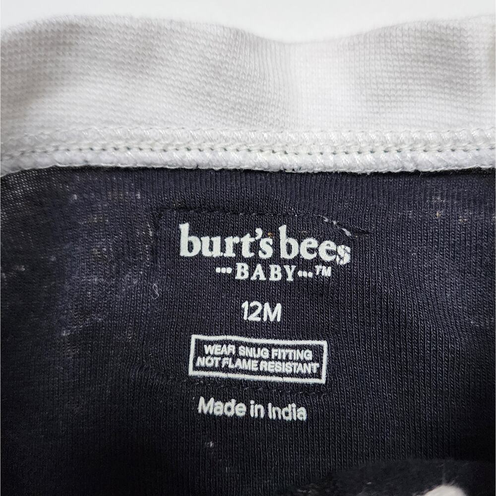 Burts Bees Moon & Stars Sleeper/Pajamas - Picture 2 of 7